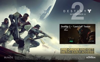 Destiny 2 Trailer + Beta Access