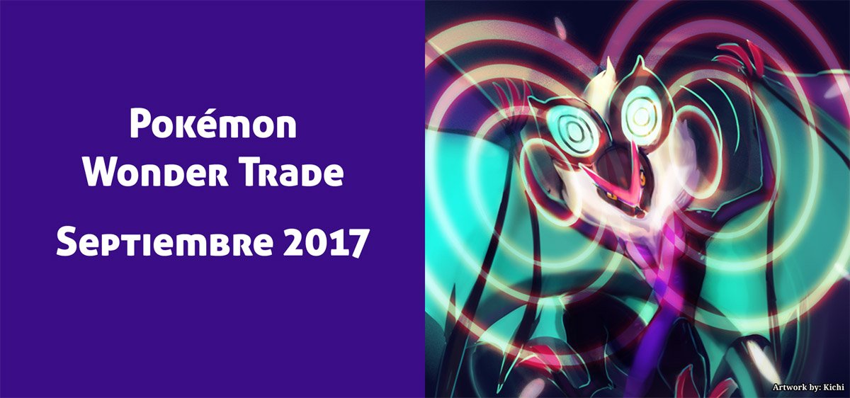 Noiver pokémon art by Kichi: Pokémon Wonder Trade Septiembre de 2017