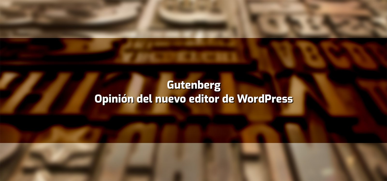 Gutenberg, opinión del nuevo editor de WordPress